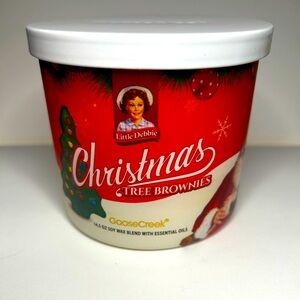 Goose Creek X Little Debbie Christmas Tree Brownie 14.5 Oz  3 Wick Candle New
